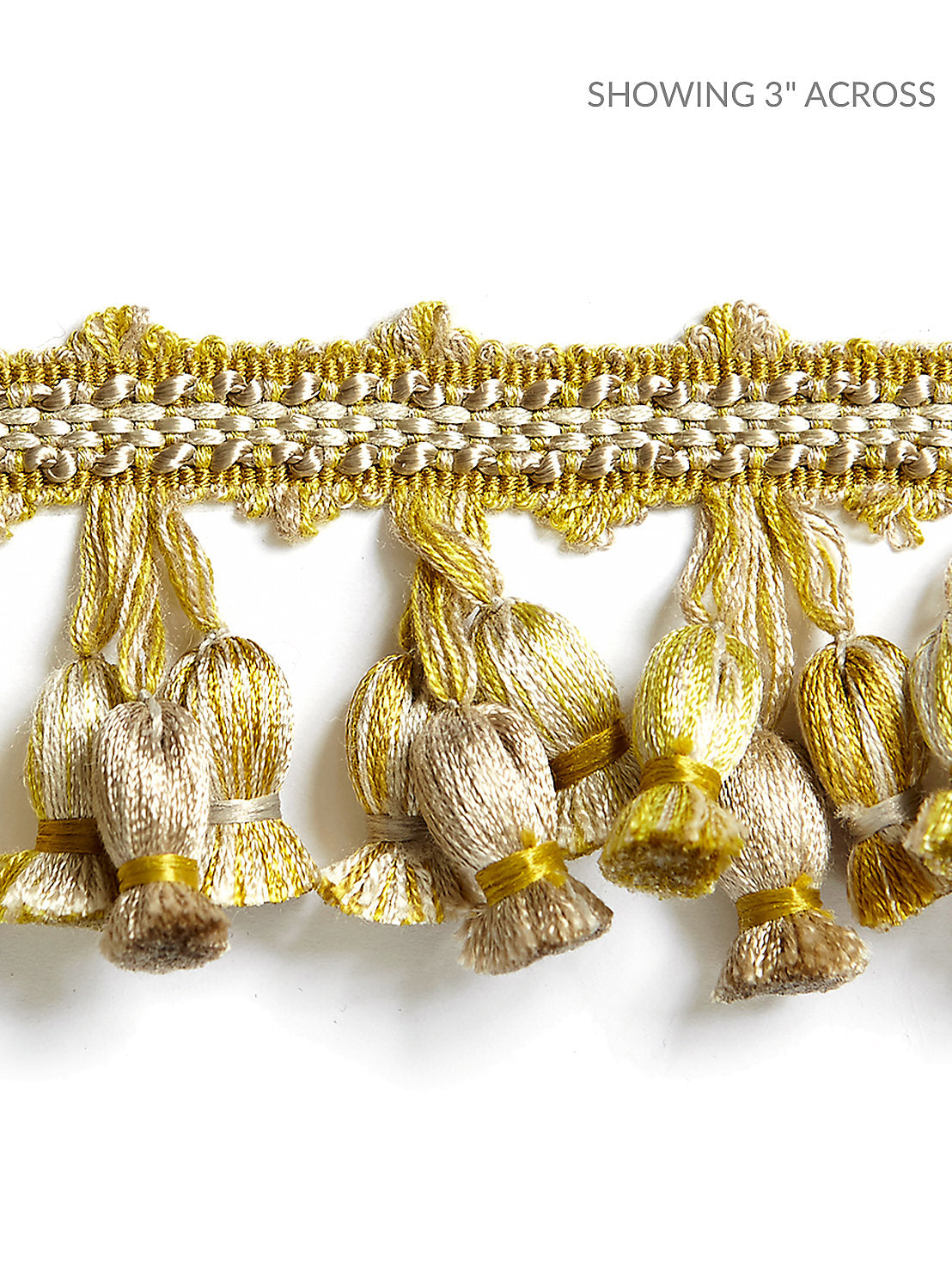 Newport Tassel Fringe - Citron