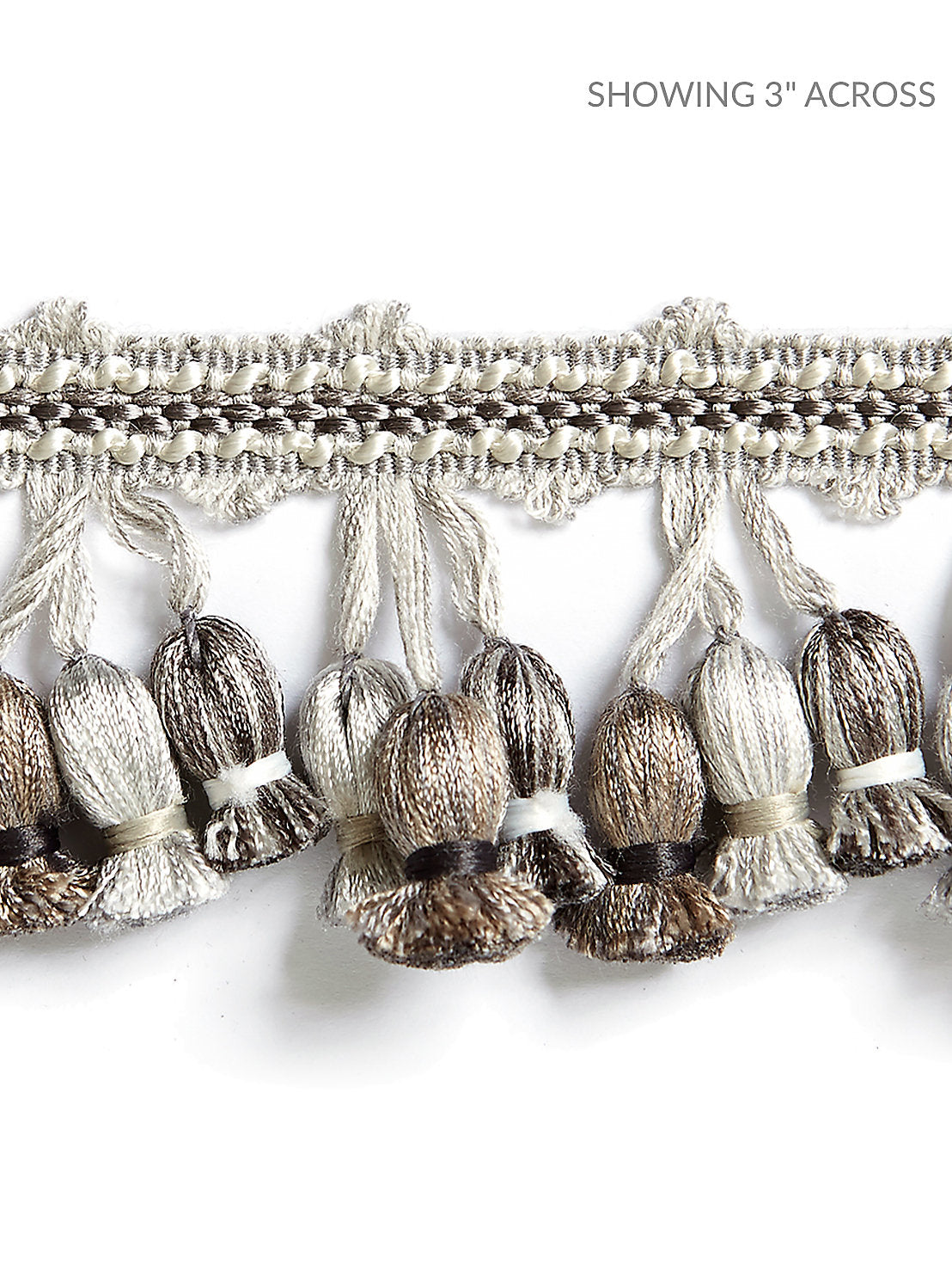 Newport Tassel Fringe - French Grey - Scalamandre Trim
