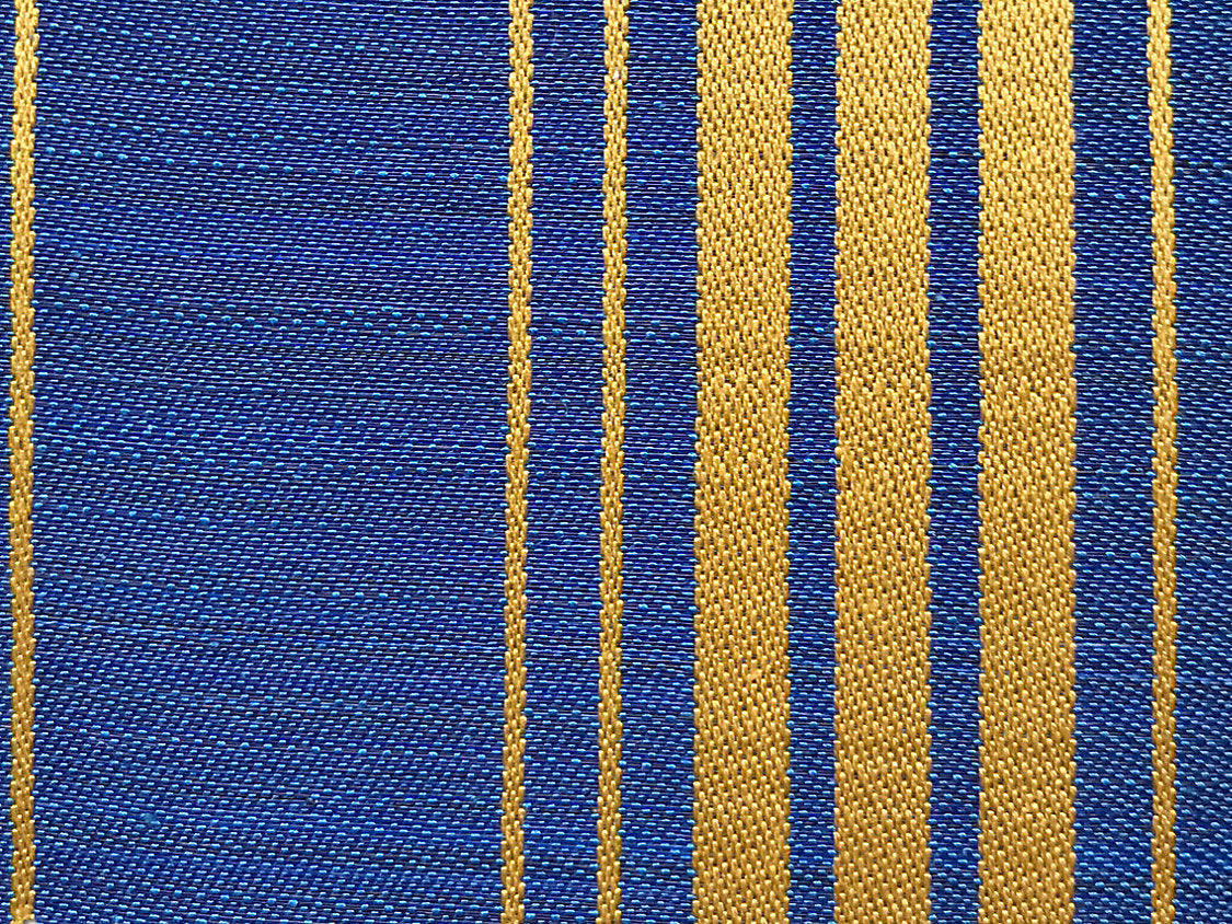 Ardennais Silk Horsehair - Blue / Yellow - Scalamandre Fabric
