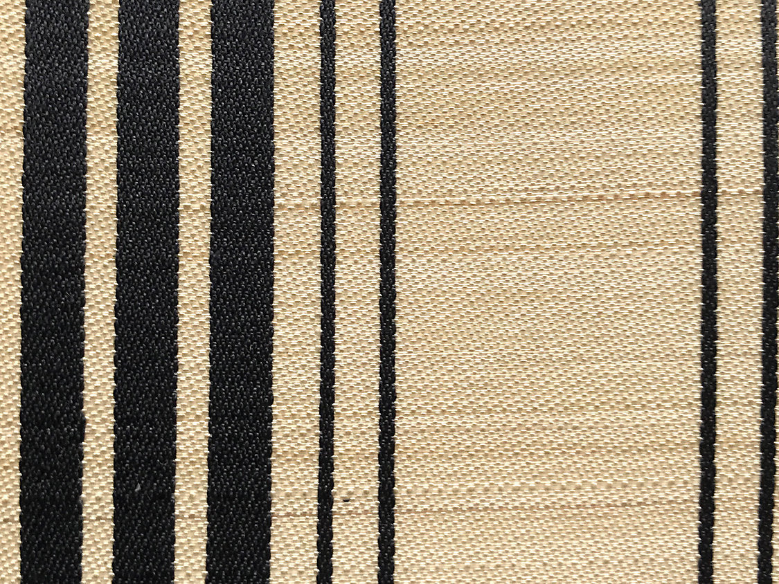 Ardennais Silk Horsehair - Black / Beige - Scalamandre Fabric