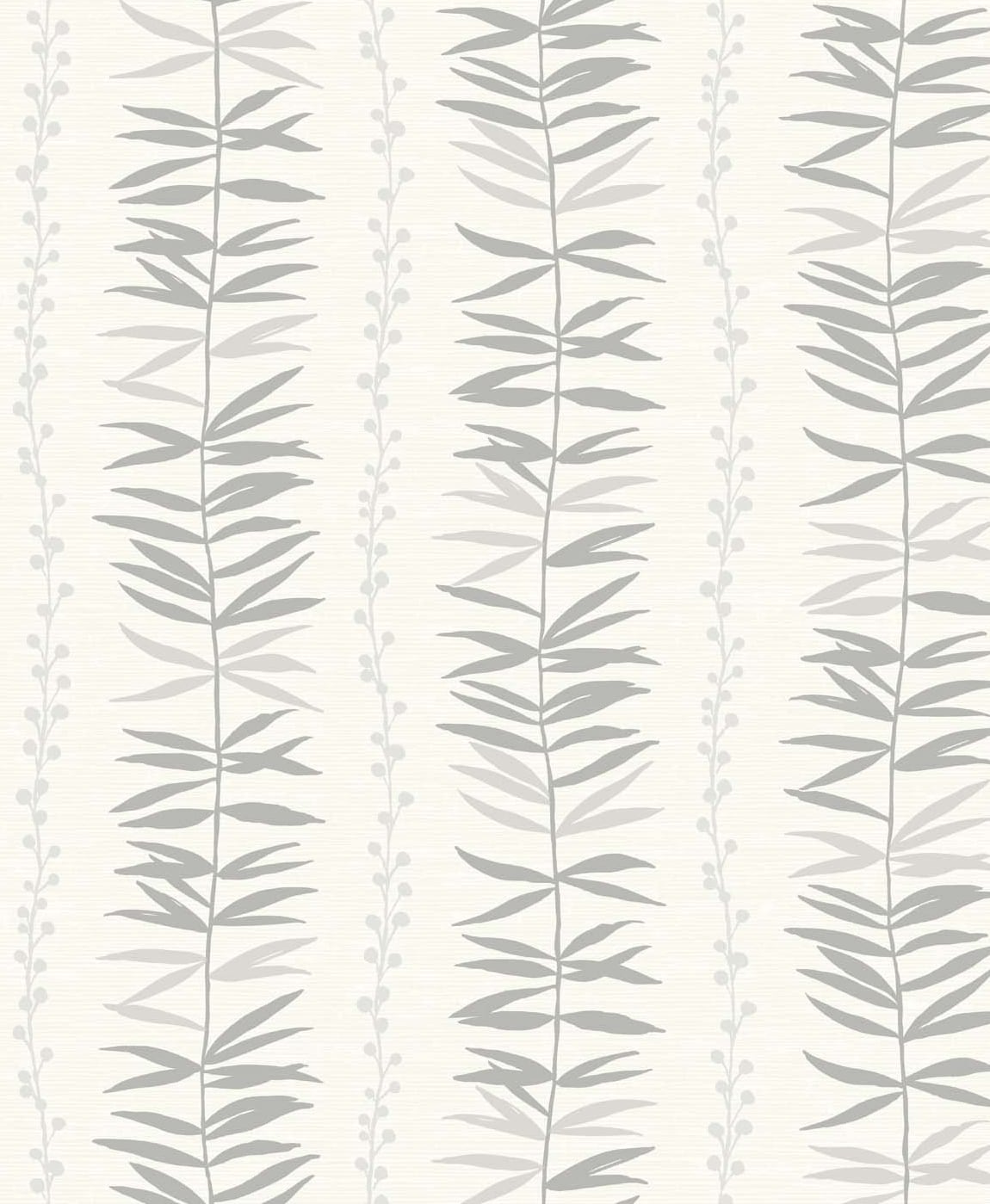 Seabrook Designs SL80508 The Simple Life Summer Garland  Wallpaper Smoke