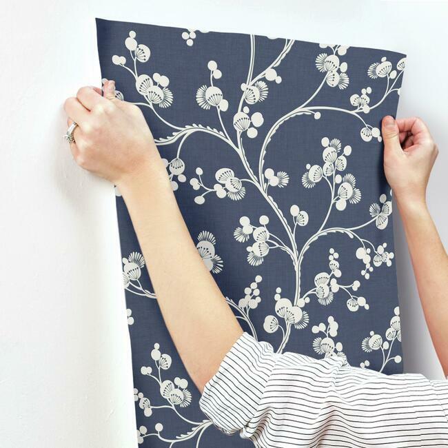 dahlia-trail-wallpaper-navy-york-wallcoverings-ss2505