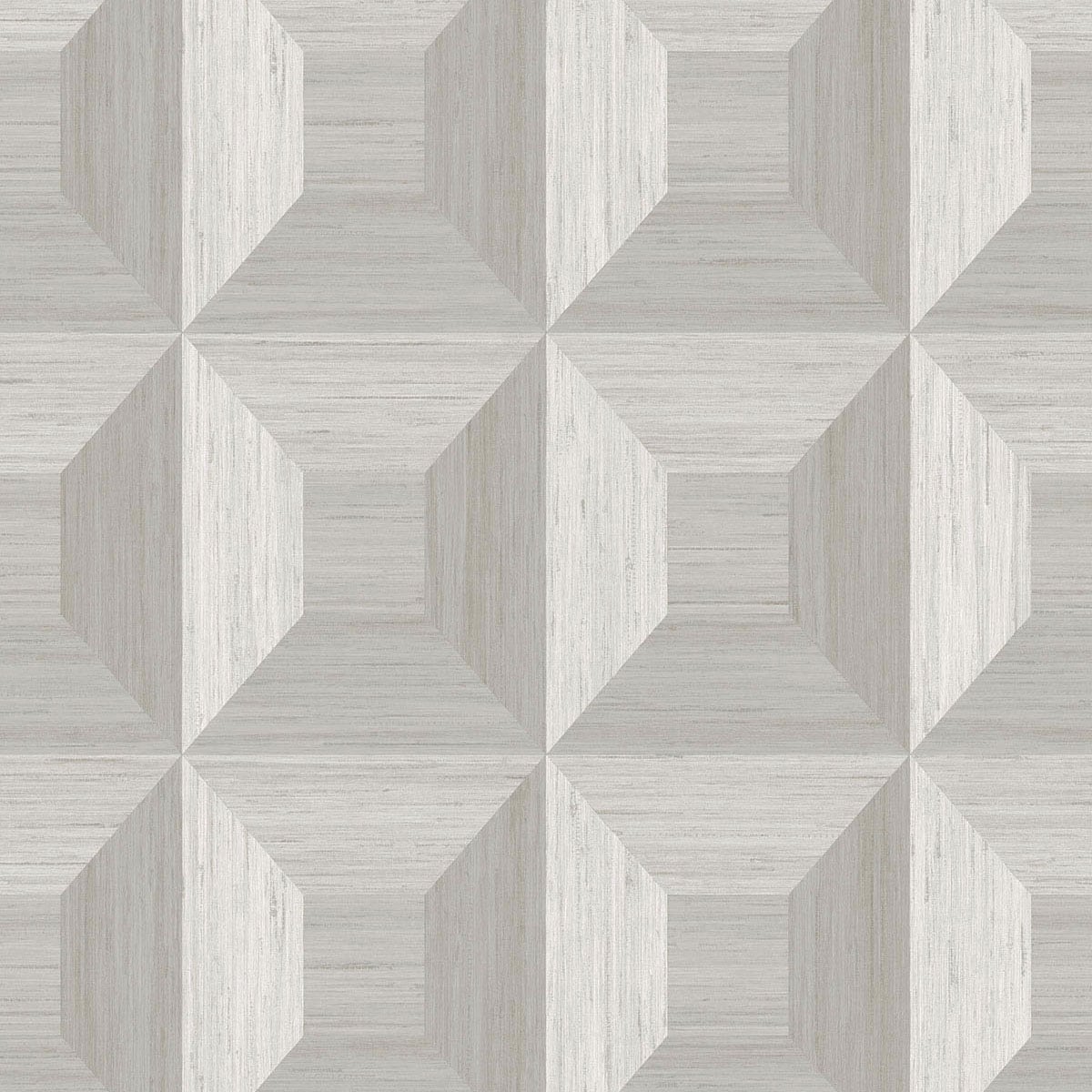 Seabrook Designs TC70618 More Textures Squared Away Geometric Embossed Vinyl  Wallpaper Birch