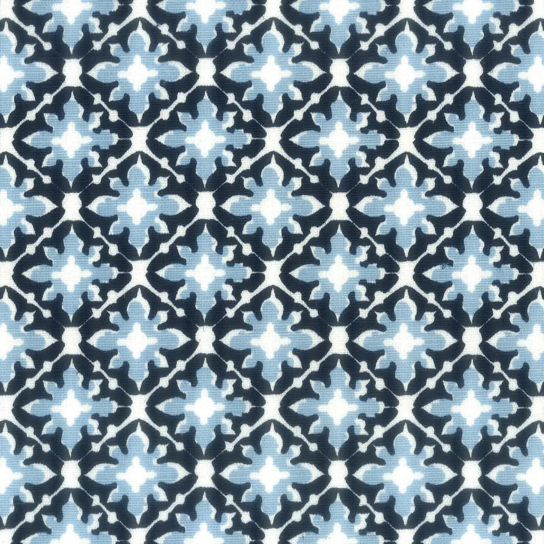 Tile 3 Navy by Stout Fabric