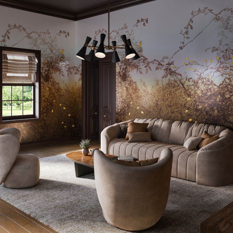 Trellis - TLS-002 JASMINE - Innovations Wallcovering