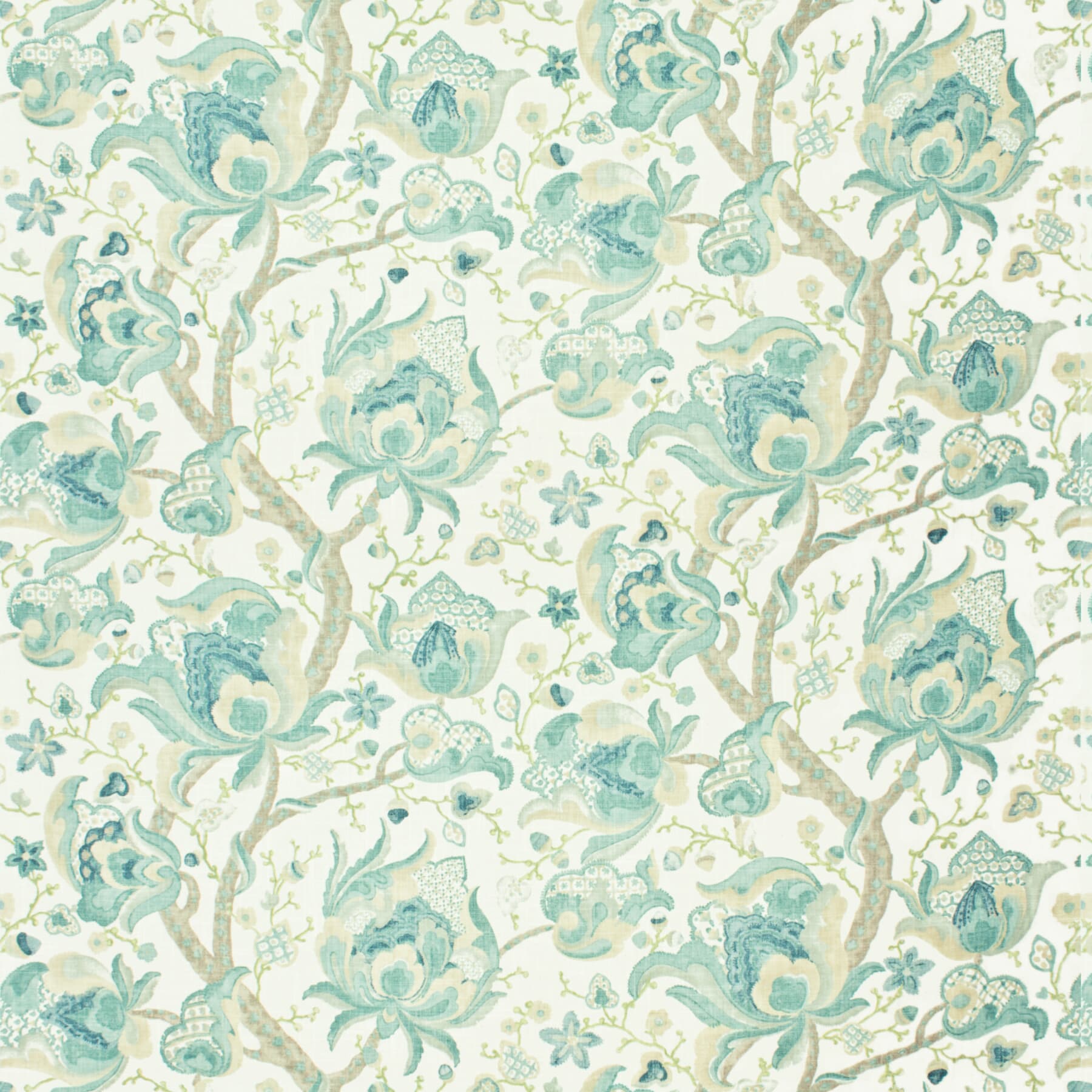 Udall 2 Teal by Stout Fabric