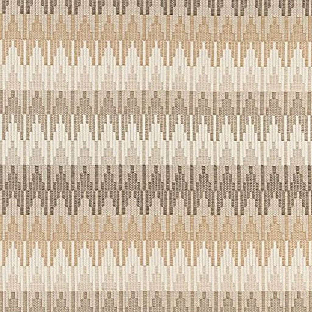 Color: Beige Tan, Material: 100% Subrella Acrylic, Mildew Resistant: Yes, Recommended Use: Indoor Outdoor Upholstery Cushion Pillow Drapery, Warranty: 5 Year, Water Repellent: Yes, Width: 54", Type: Patterns,  Selvedge: Left-Right, Repeat: 8.345Vx1H
