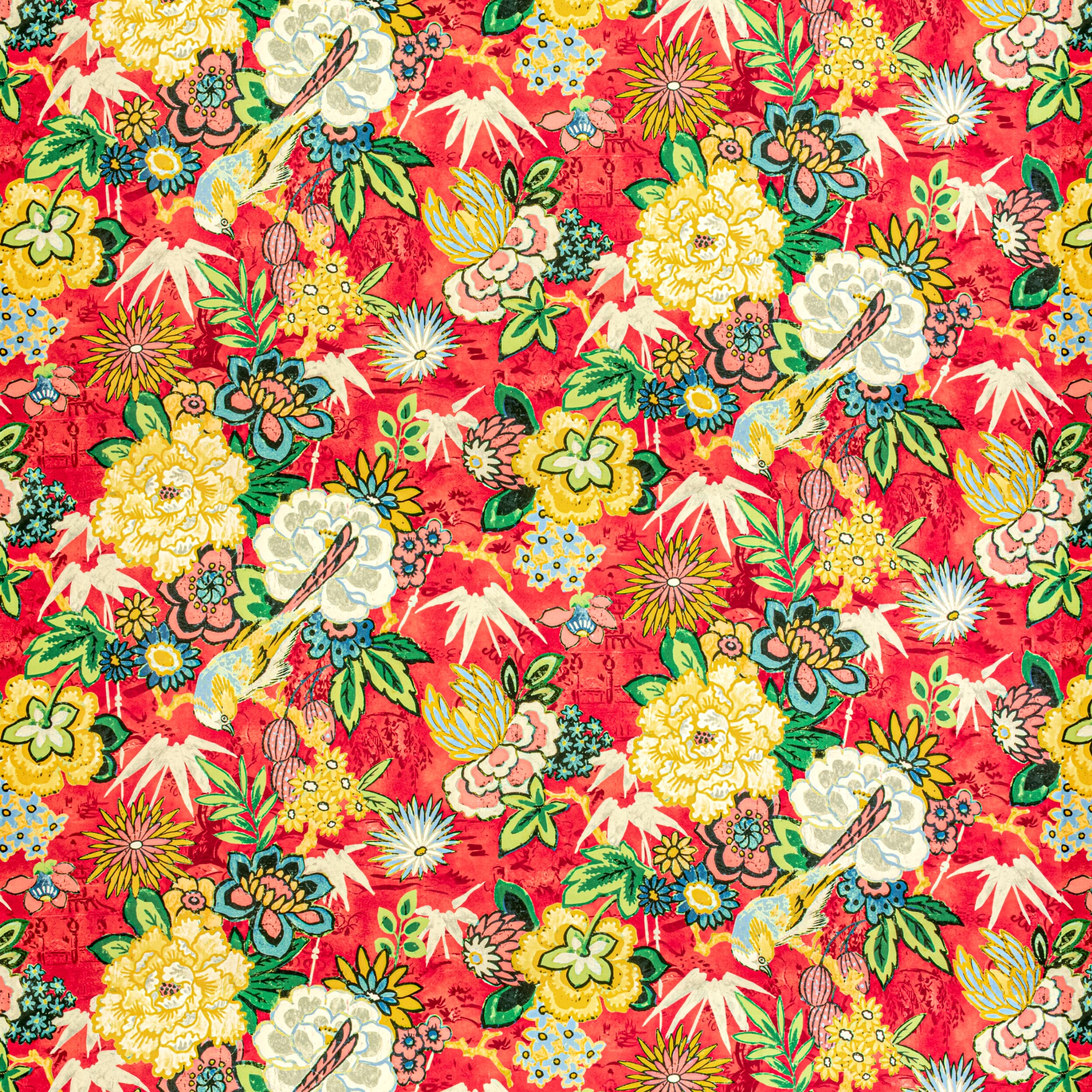 WAXVILLE-1-CHERRY-STOUT-TEXTILES - Stout Textiles Fabric