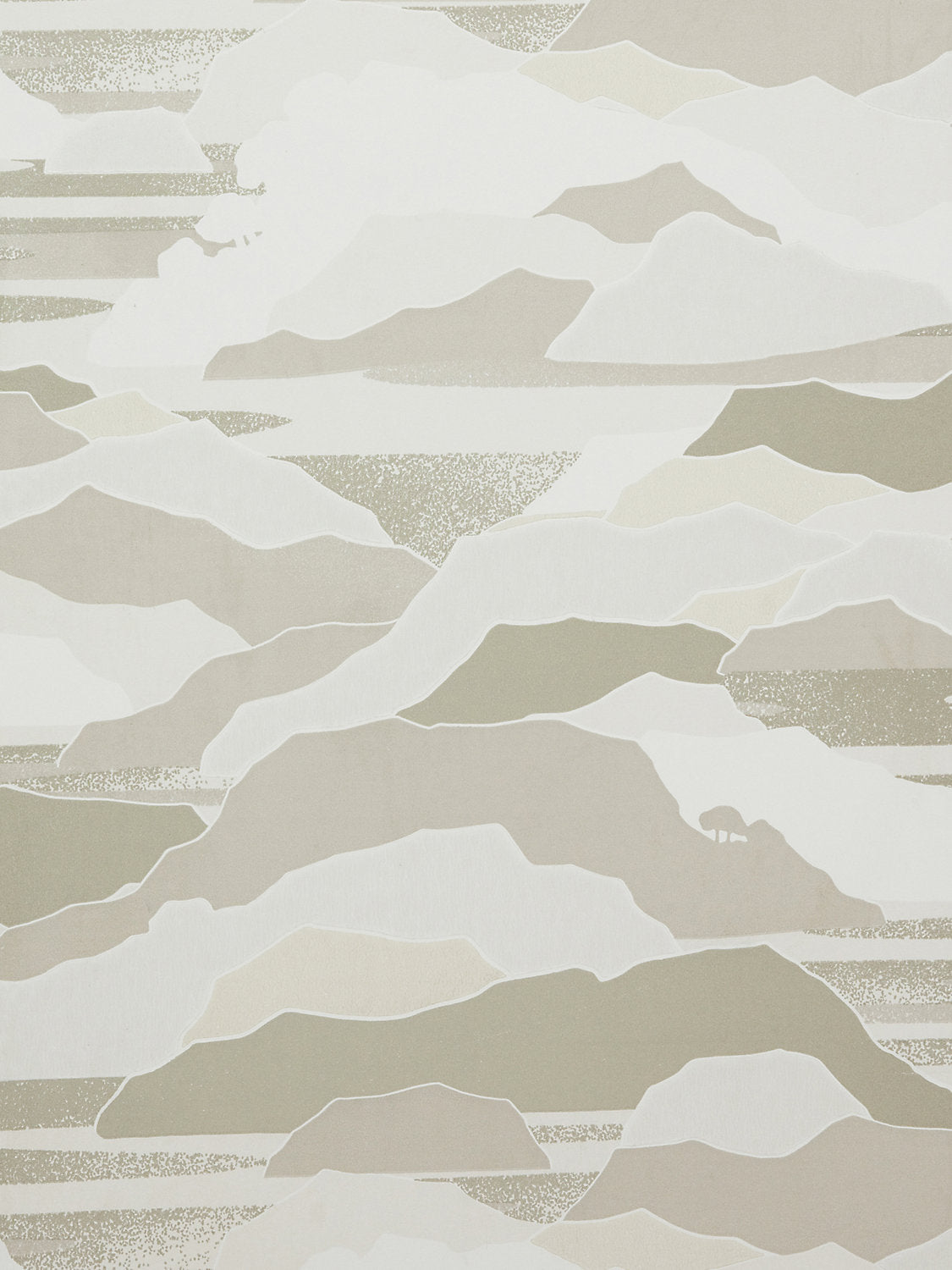 Colline - Naturel - Scalamandre Wallpaper