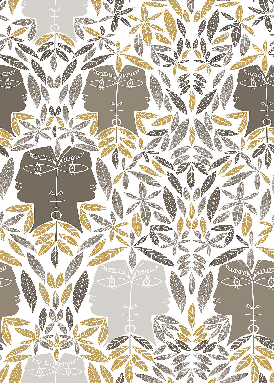 Cap D'Ail - Taupe - Scalamandre Wallpaper