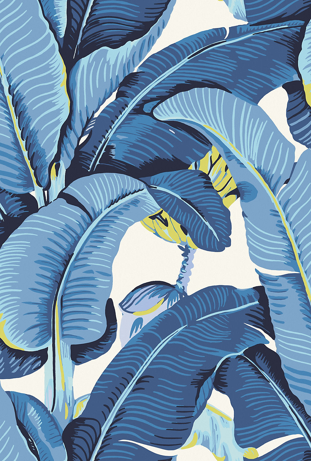 HINSON PALM Blue Lagoon WHN 44000MD 0003 Scalamandre Wallcovering