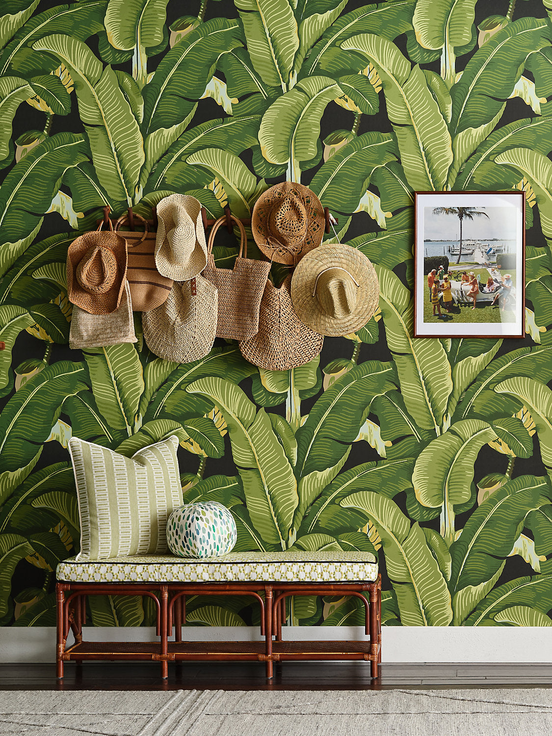 HINSON PALM Absinthe WHN 44000MD 0004 Scalamandre Wallcovering