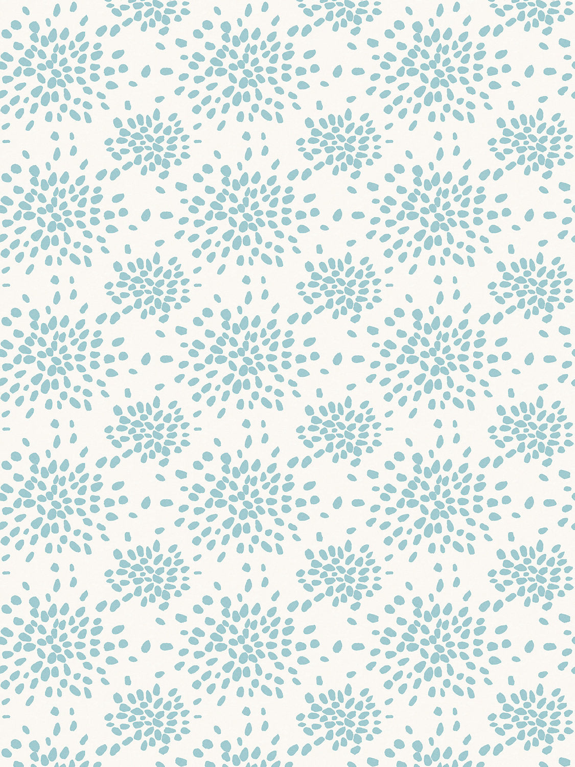 Fireworks - Turquoise - Scalamandre Wallpaper