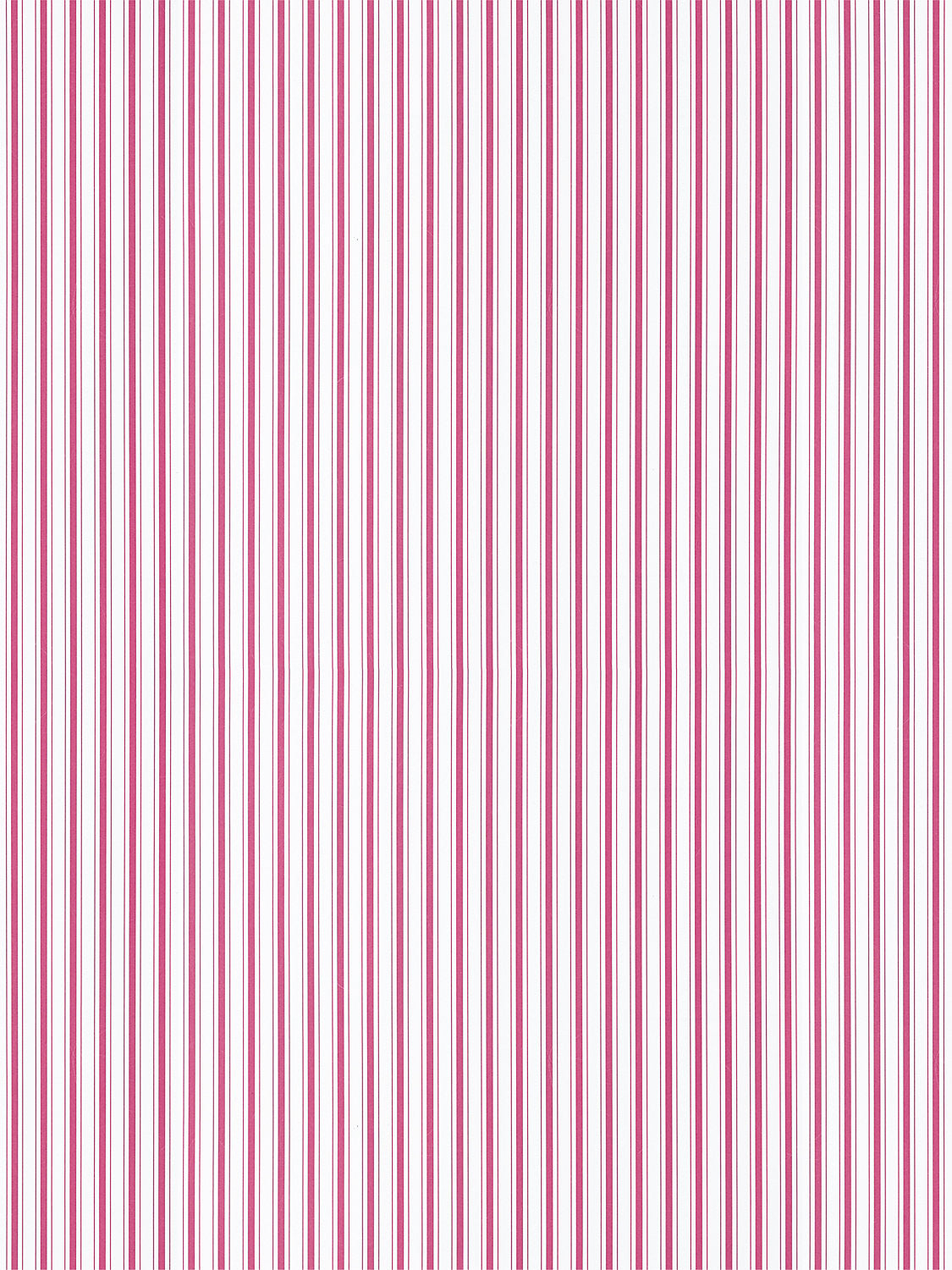 Johnson Stripe - Raspberry - Scalamandre Wallpaper