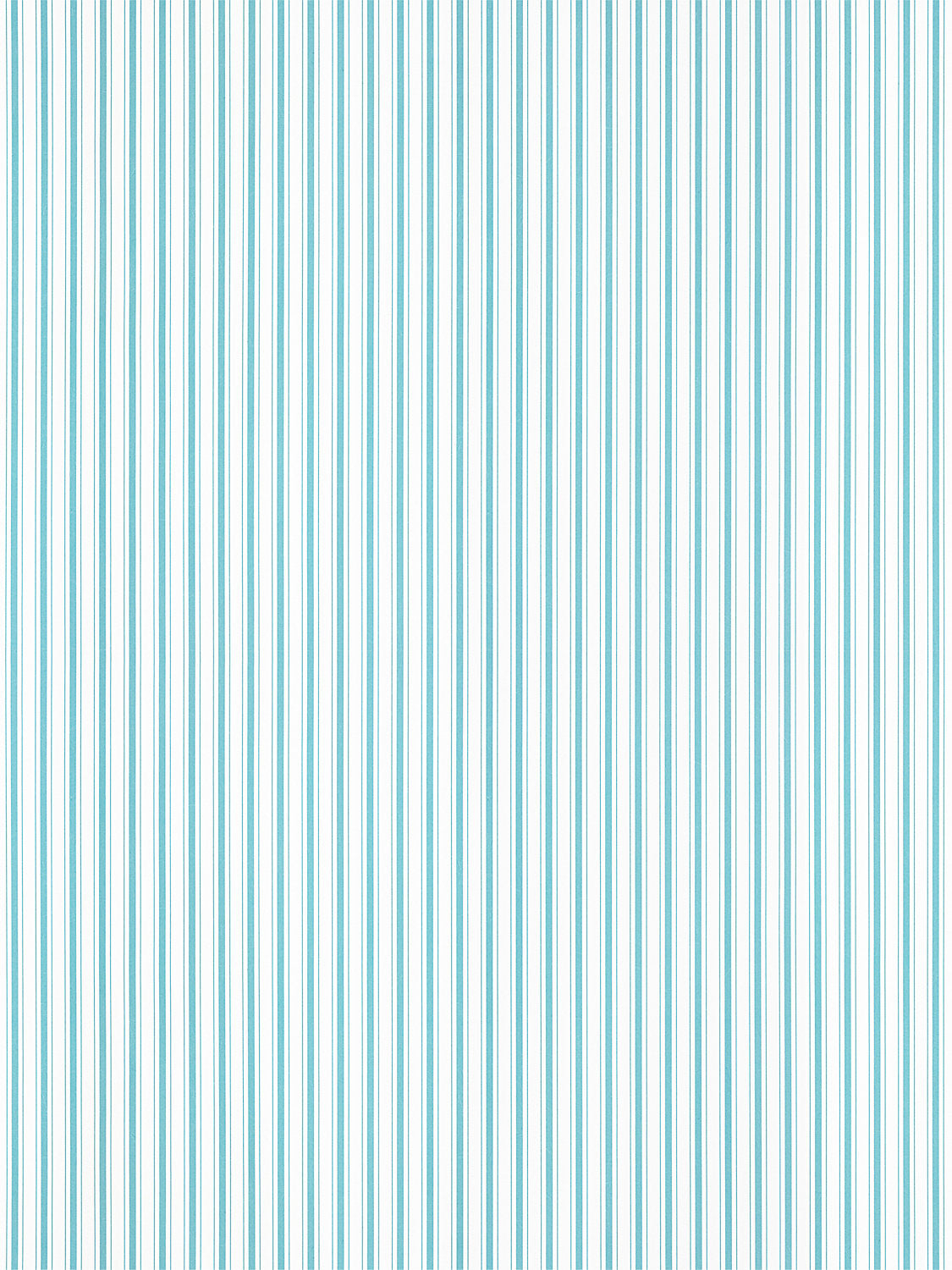 Johnson Stripe - Turquoise - Scalamandre Wallpaper