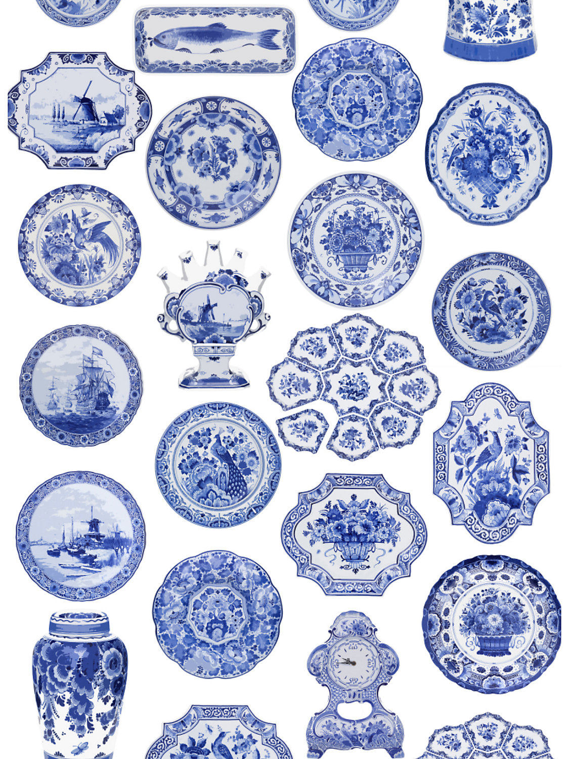 Collections - Blue - Scalamandre Wallpaper