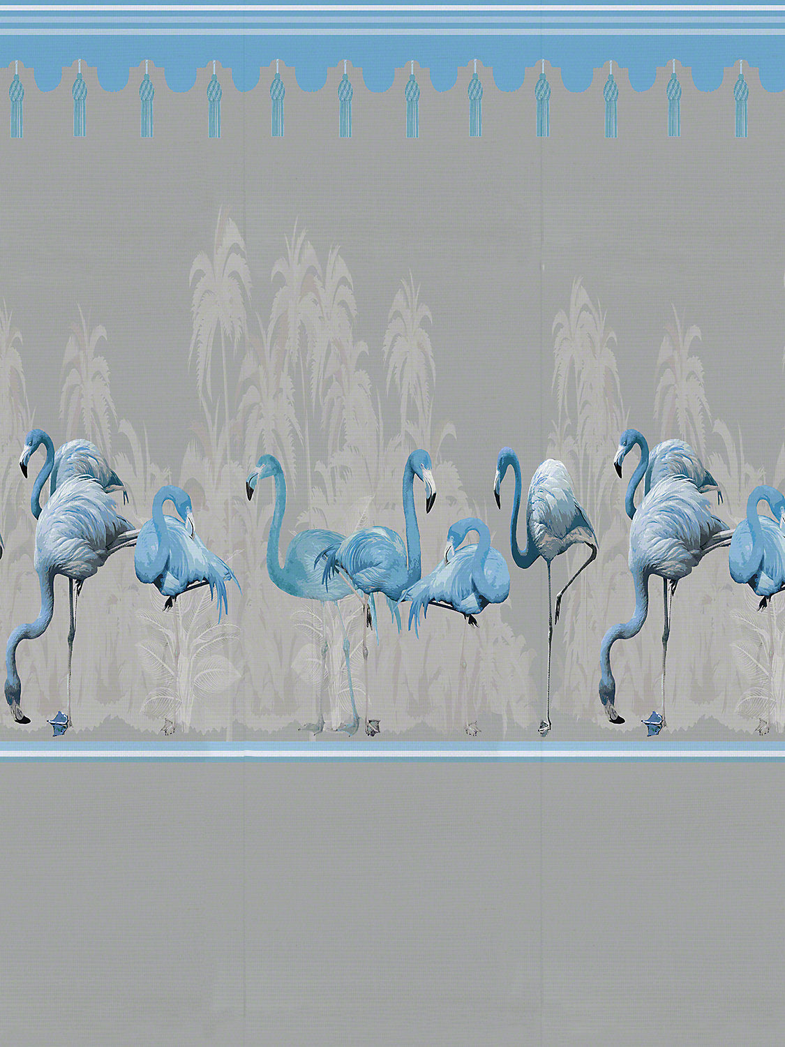 Palm Springs Diptych - Beverley - Left Panel - Scalamandre Wallpaper