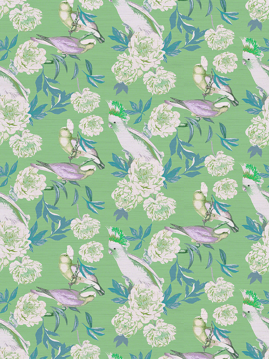 Peony Inspira - Tropical - Scalamandre Wallpaper