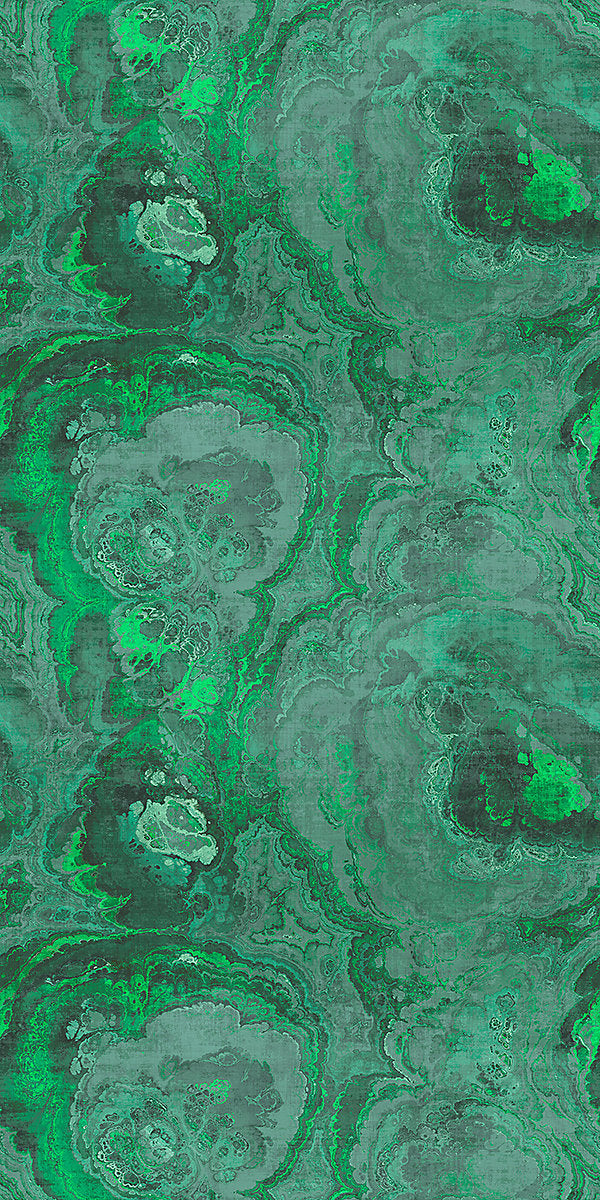 Agate - Malachite - Scalamandre Wallpaper