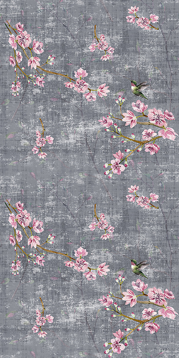 Blossom Fantasia - Charcoal
