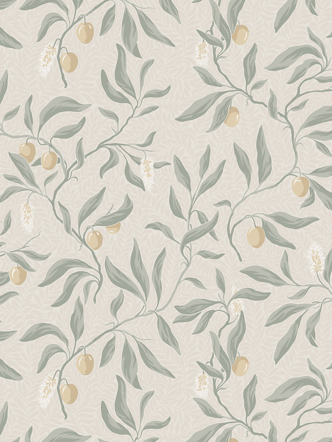 Vinnie - Sage Green - Scalamandre Wallpaper