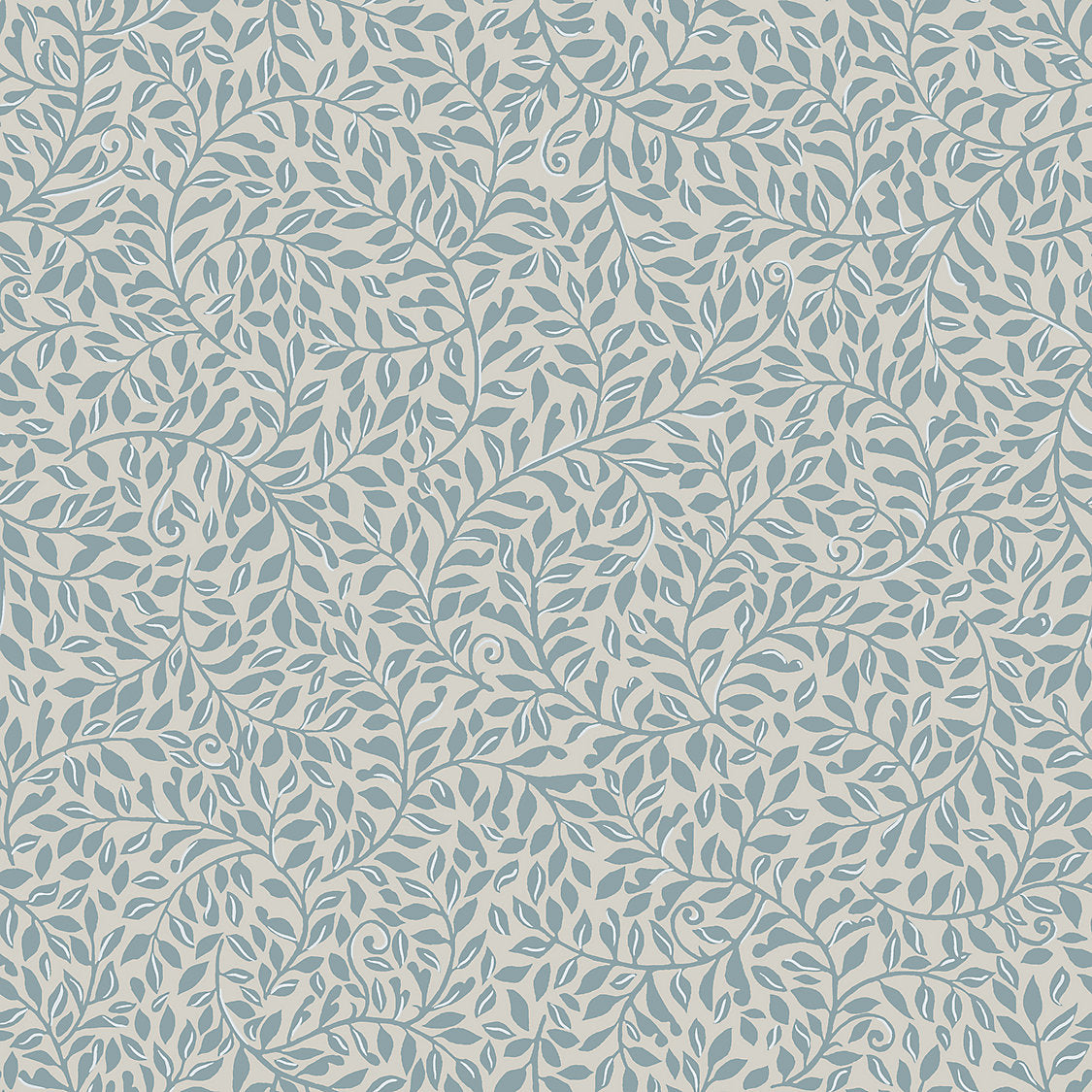 Sigfrid - Indigo Blue - Scalamandre Wallpaper