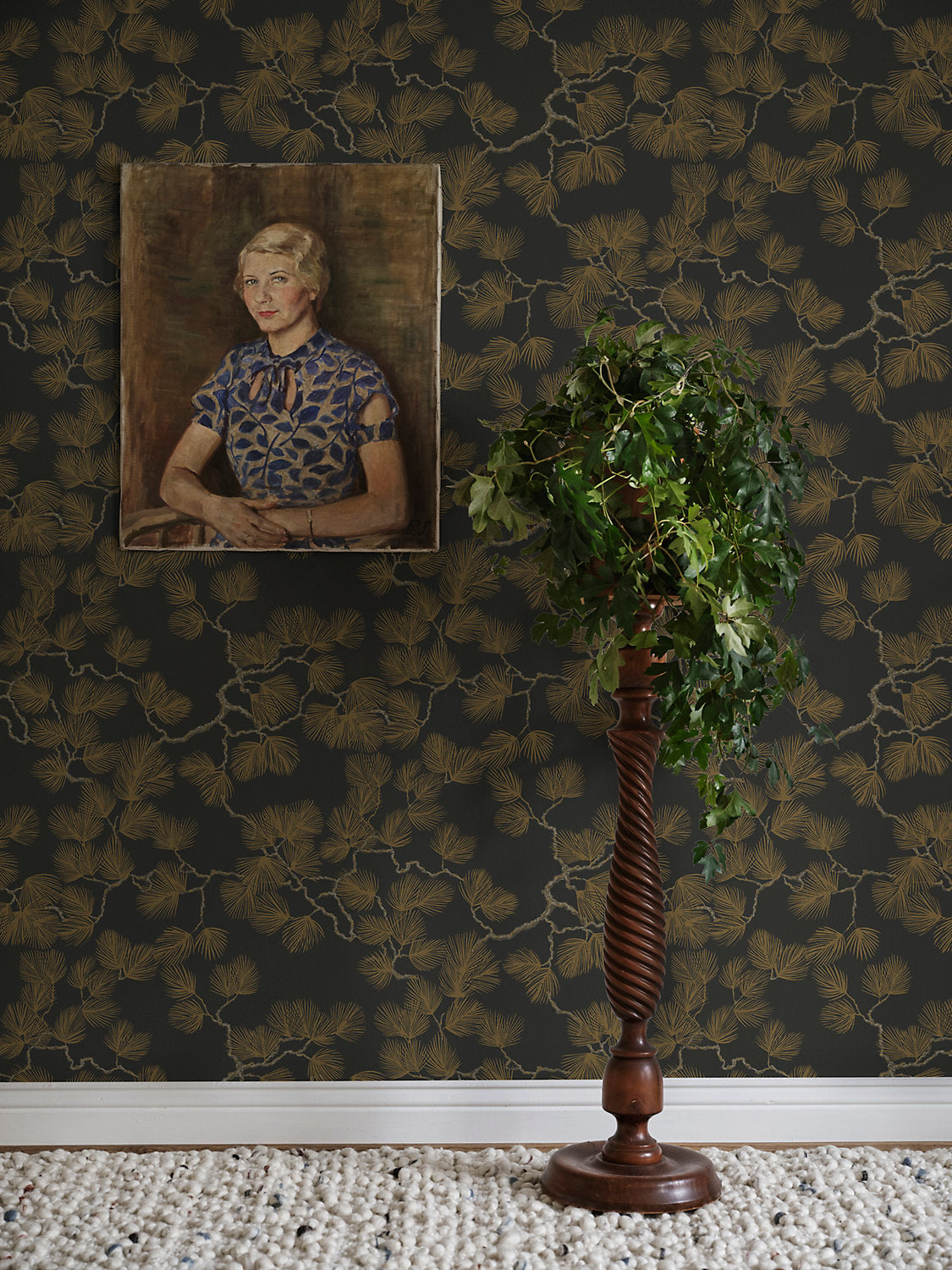 WSB 0804 0099 Pine Black by Sandberg Wallcovering