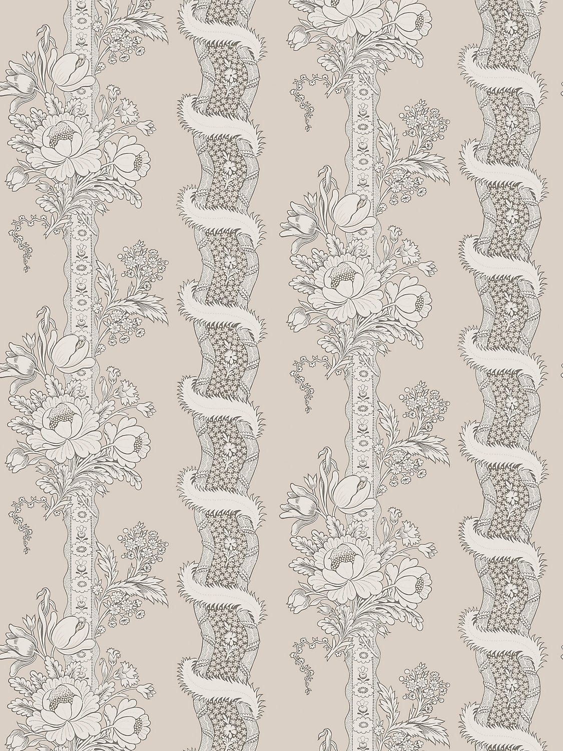 Alexandra - Sandstone - Scalamandre Wallpaper