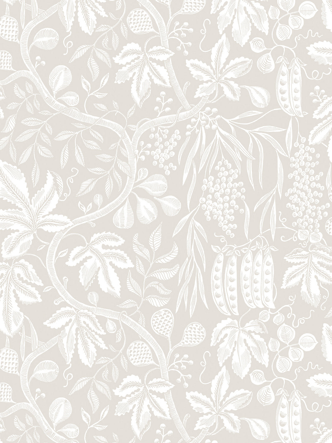 Fig Garden - Sandstone - Scalamandre Wallpaper