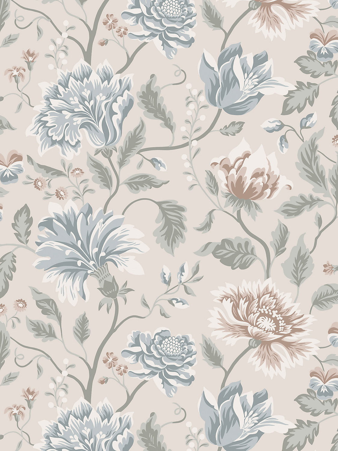 Annabelle - Clay - Scalamandre Wallpaper
