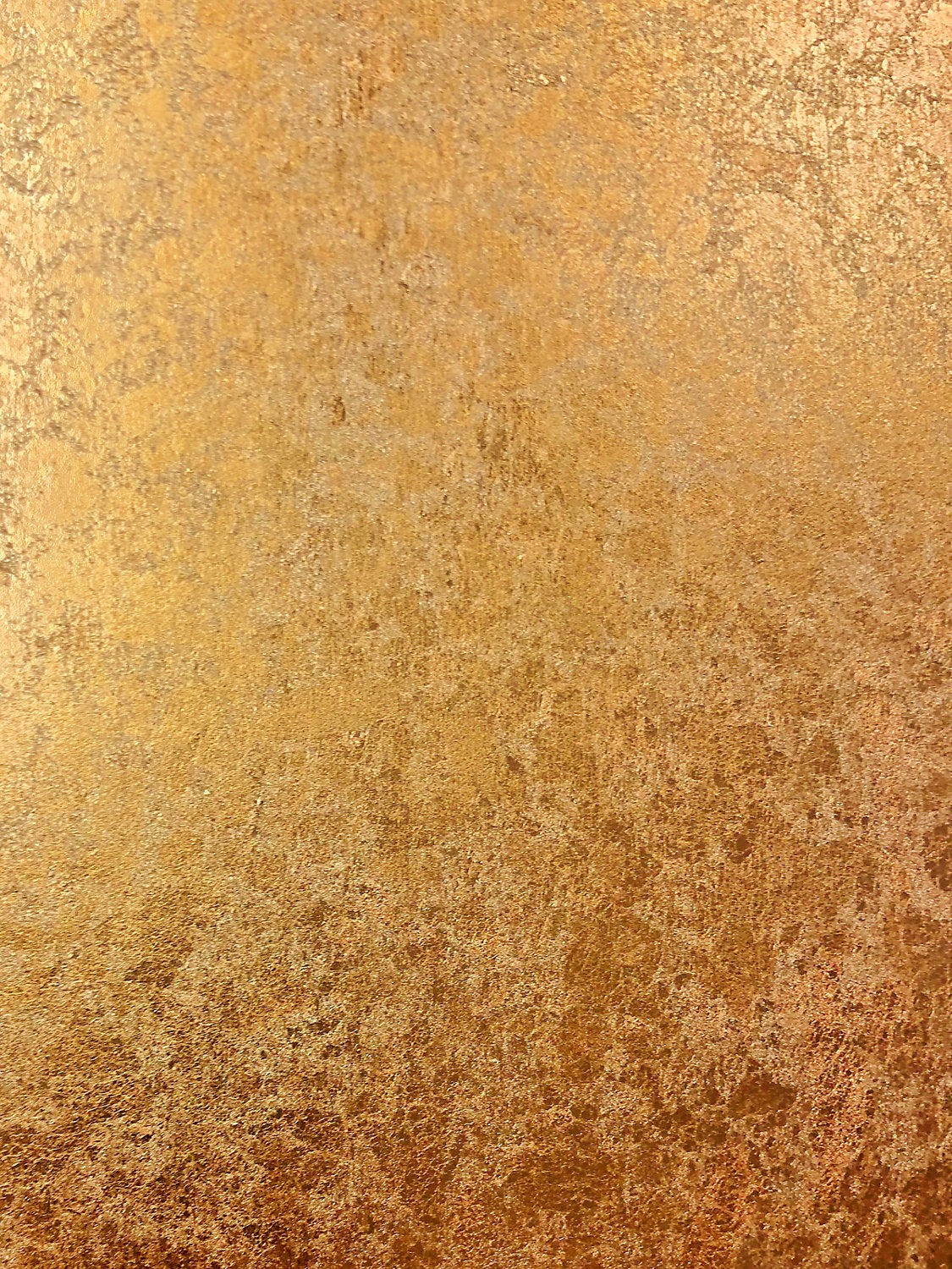 Hand Hammered Leaf - Ore - Scalamandre Wallpaper