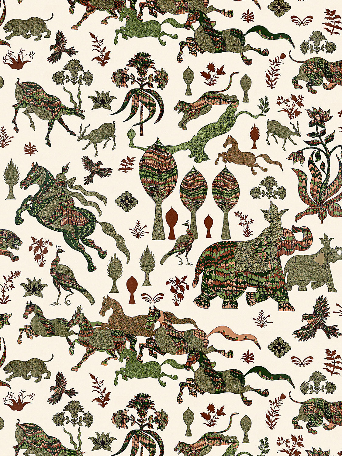 LEGENDS - WALLCOVERING Olive Adobe WW WP88606D 0002 by Old World Weavers Wallpaper
