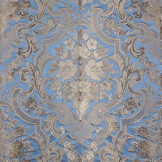 Luigi Xv Damask - Blue Topaz