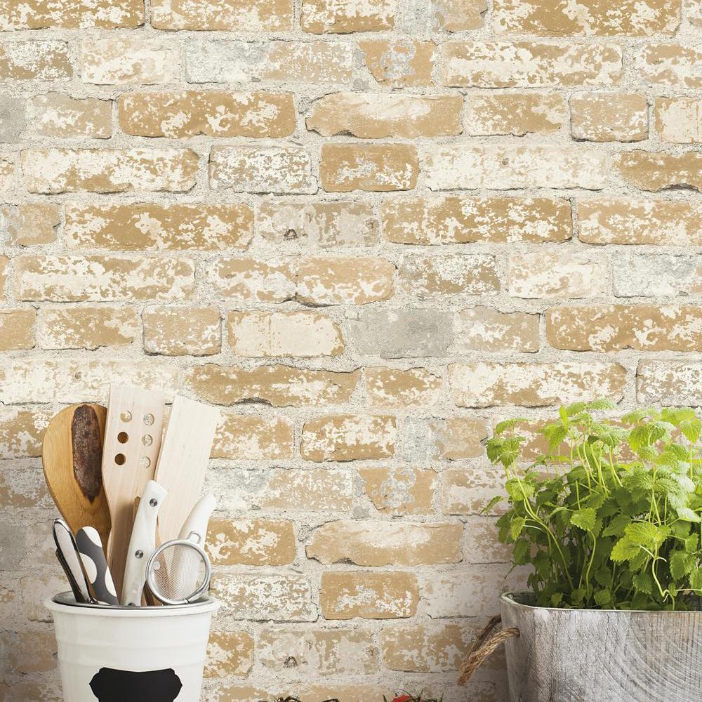 brick-peel-and-stick-wallpaper-brown-york-wallcoverings-rmk9037wp