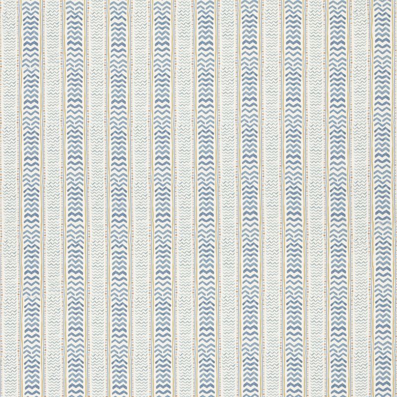 G P & J Baker Fabric BP11050.4 Wriggle Room Blue/Yellow