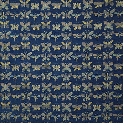 Pindler Fabric BUT008-BL11 Butterflies Lapis