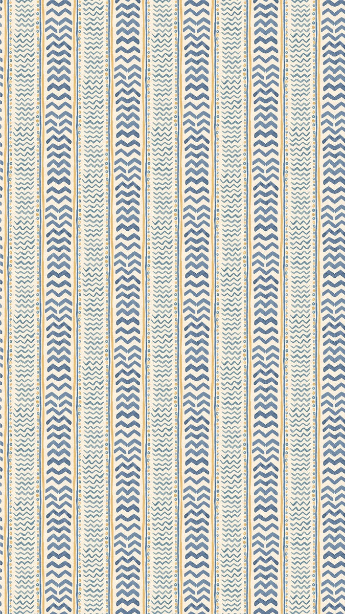 G P & J Baker Wallpaper BW45140.4 Wriggle Room Blue/Yellow