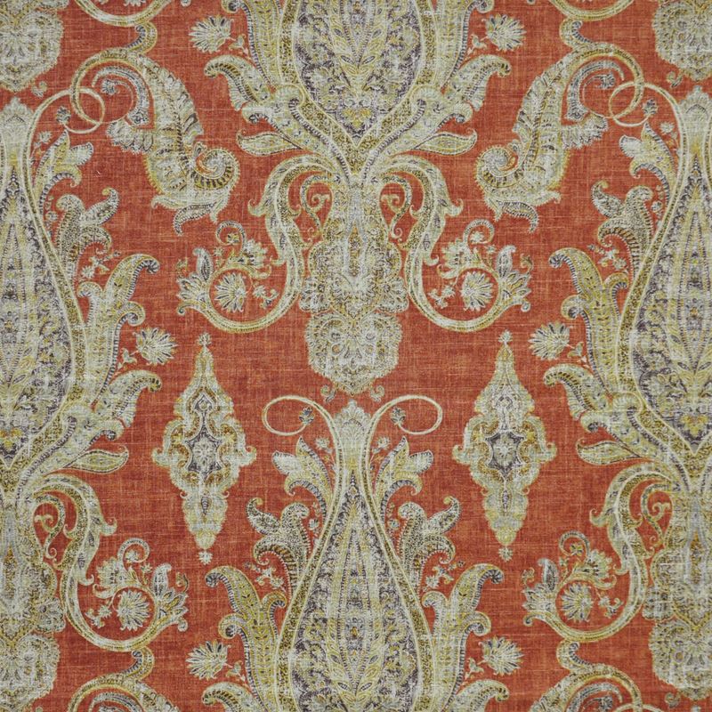 Maxwell Fabric CEW511 Cypress Tomato