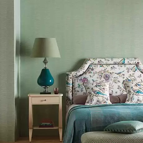 Coromandel Concertina Blue - Nina Campbell - NCW4275-02 Wallcovering