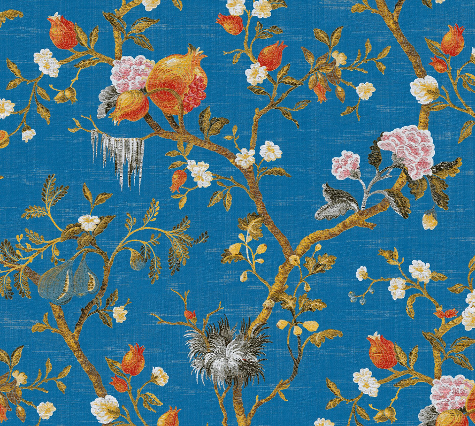MELOGRANO - VINYL WALLCOVERING BLU DI PRUSSIA CL WP26464 0010  by Colony