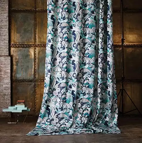 Fantasque Ultramarine/Navy - Osborne & Little - F6860-04 Fabric