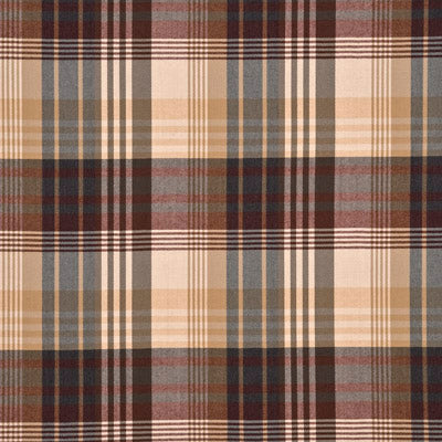 Mulberry Fabric FD016/584.V78 Ancient Tartan Red/Charcoal