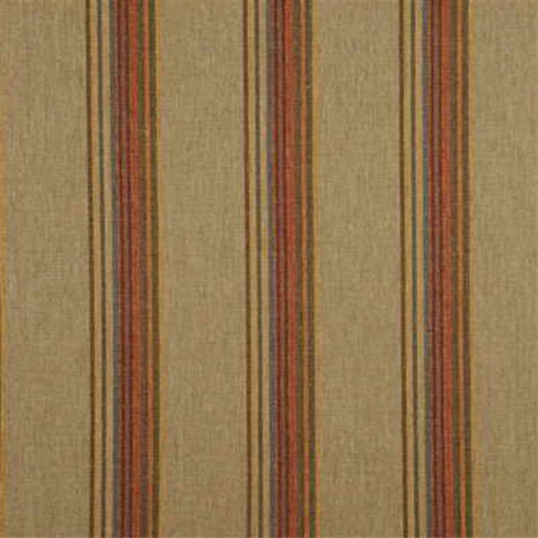 Mulberry Fabric FD614.S114 Twelve Bar Stripe Sage/Sand/Wine