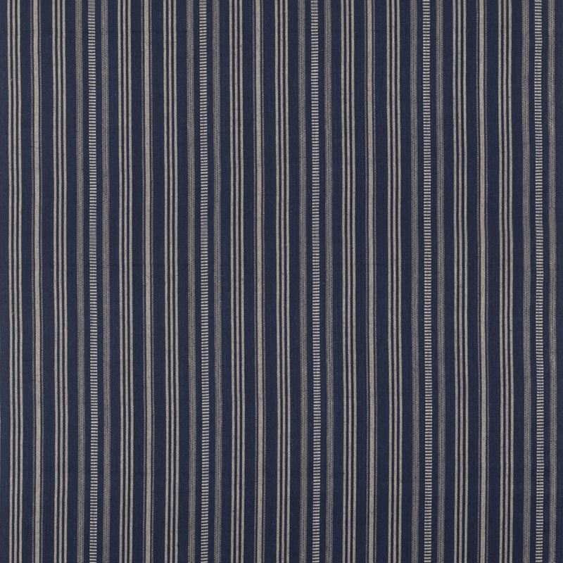 Mulberry Fabric FD831.H10 Signal Stripe Indigo