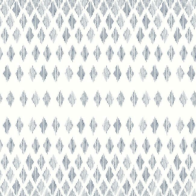 Diamond Ombre Wallpaper - Navy/White - York Wallcoverings - FH4042