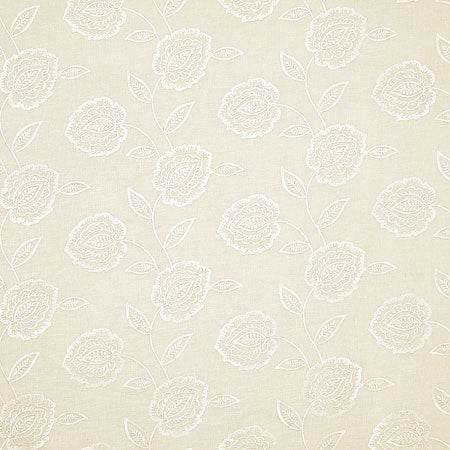 Pindler Fabric FLE016-WH01 Fleurage Ivory