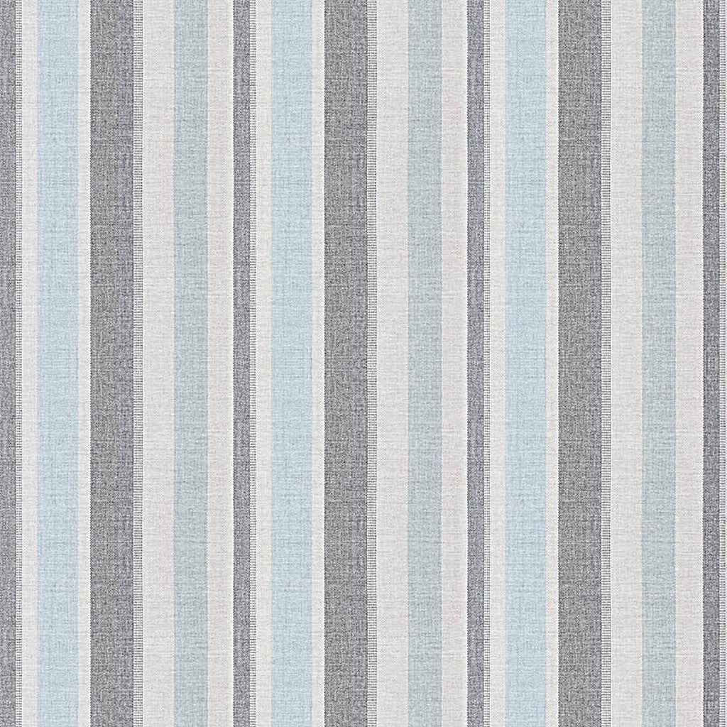 Color: Grey , Color: Blue, Material: 100% Sunbrella Acrylic, Mildew Resistant: Yes, Pattern Direction: Top To Bottom, Recommended Use: Indoor Outdoor Upholstery Cushion Pillow Drapery, Warranty: 5 Year, Water Repellent: Yes, Width: 54", Type: Stripe, Pattern Direction: Up the roll, Repeat: N/A