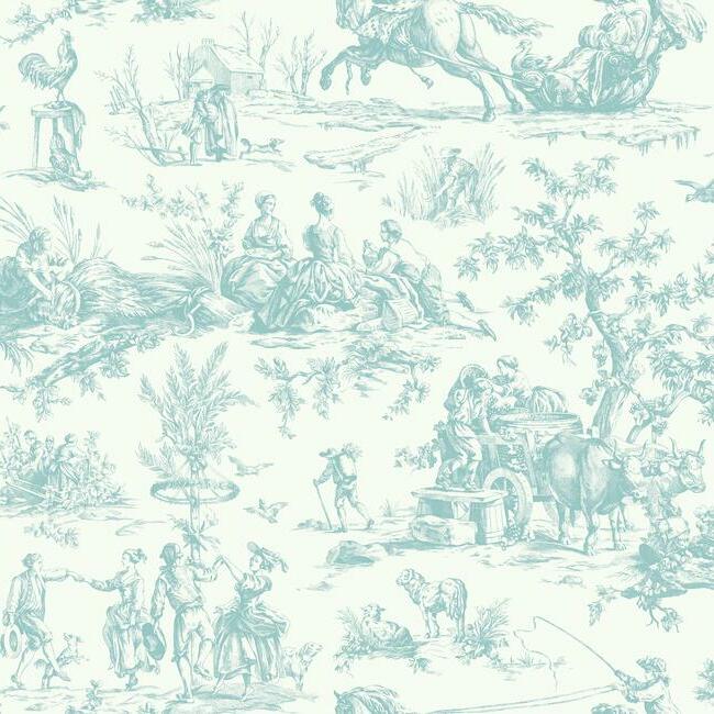 seasons-toile-wallpaper-teal-york-wallcoverings-gr5923