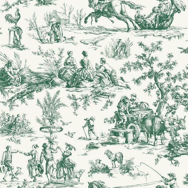 seasons-toile-wallpaper-dark-green-york-wallcoverings-gr5924