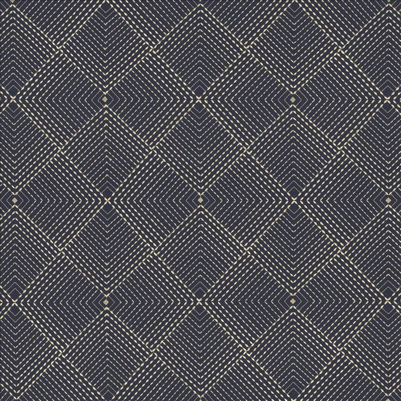 Kasmir Fabric Luxurious Navy